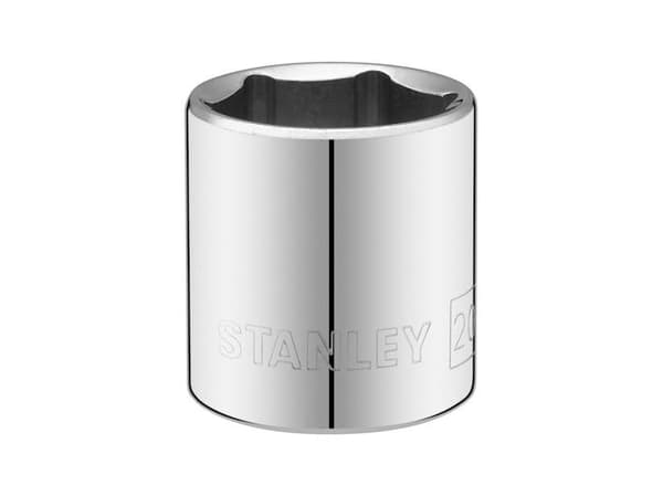 Stanley STMT86315-0, Uttag, 3/8", Brittiska standardmått, 1 huvuden, 20 mm, Krom