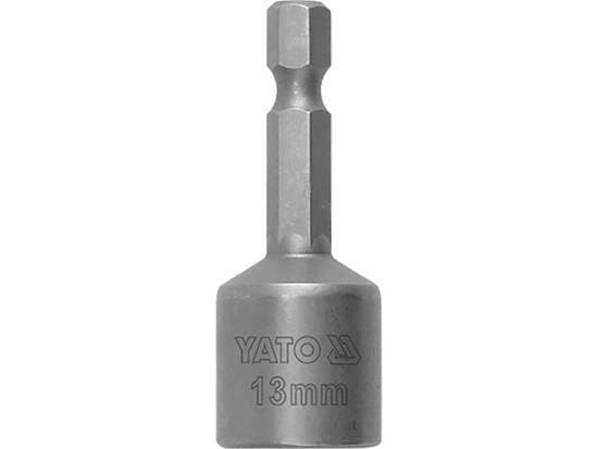Yato YT-1502, Krom vanadin stål (Cr-V), Sekskantet skaft, 25,4 / 4 mm (1 / 4"), Sekskantet skaft, 1 stk, 48 mm