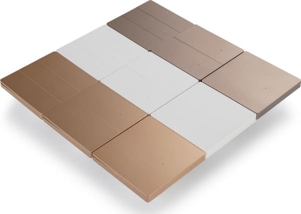 Spacetronik SL-ES31 Wi-Fi lysbryter, tre-tast Electrum