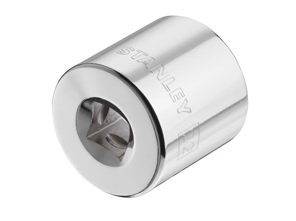 Stanley STMT86317-0, Uttag, 3/8", Brittiska standardmått, 1 huvuden, 22 mm, Krom