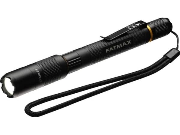 Stanley FMHT81510-0, Kynälamppu, Musta, Keltainen, Painikkeet, IP44, 1 lamppua, 100 lm Svart, Gul