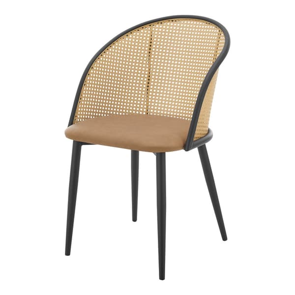Stol Gagnef set om 2 rotting metall 82x56x55 cm [en.casa]