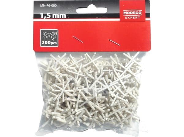 EXPERT TILE DISTANCE CROSSES 1.5 MM 200 SHEET CLIP-STRIP [EXPERT] - 1op