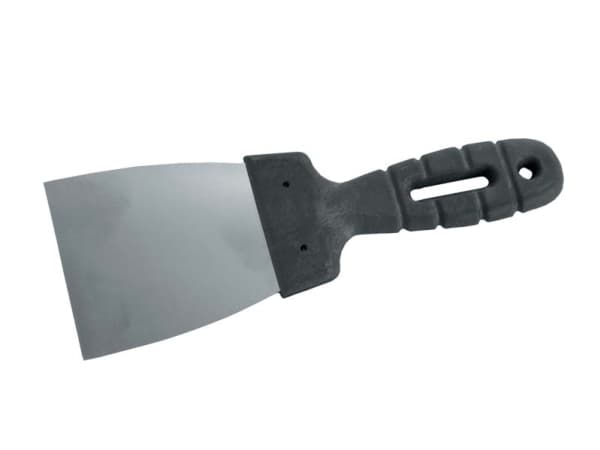 Modeco Stainless steel spatula, black handle 40mm (MN-72-424)