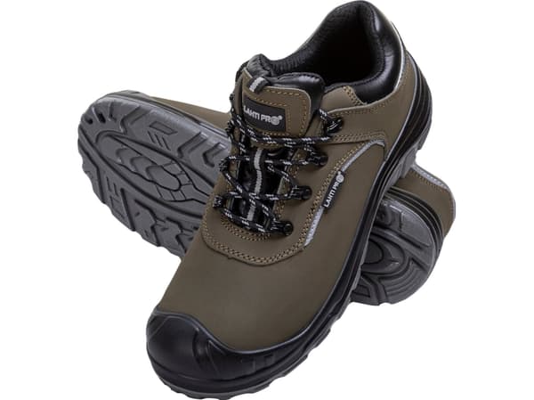 Lahti Pro NUBUCK SKO GRØNN-SORT, S3 SRC, "44", CE, LAHTI