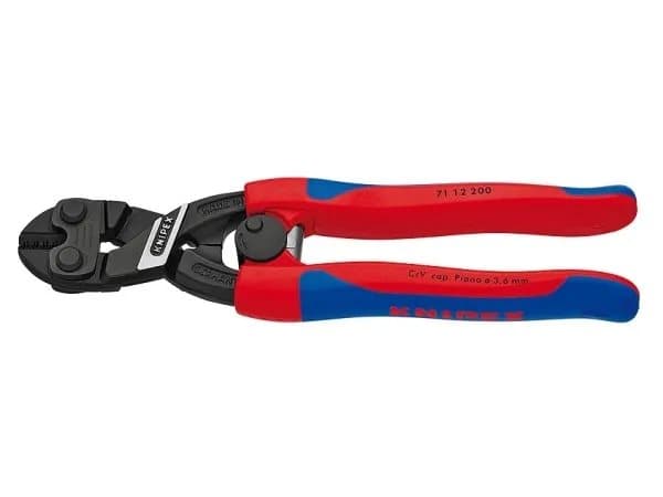 Knipex CoBolt, Voimaleikkurit, Kromivanadiini-teräs, Muovi, Sininen, Punainen, 200 mm, 375 g