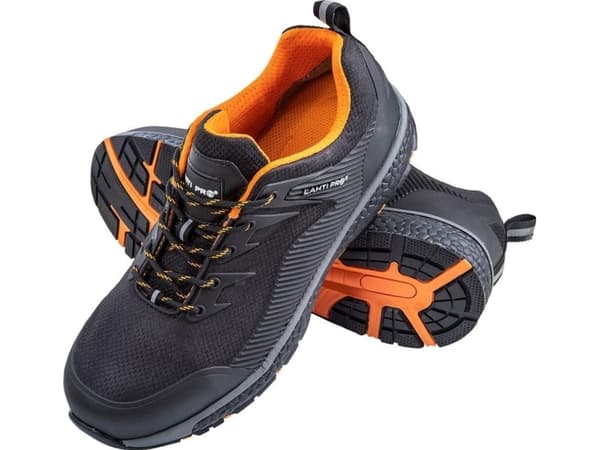 Lahti Pro RIP-STOP BLACK-POM KNIT SHOES, S1P SRC, "47", CE, LAHTI