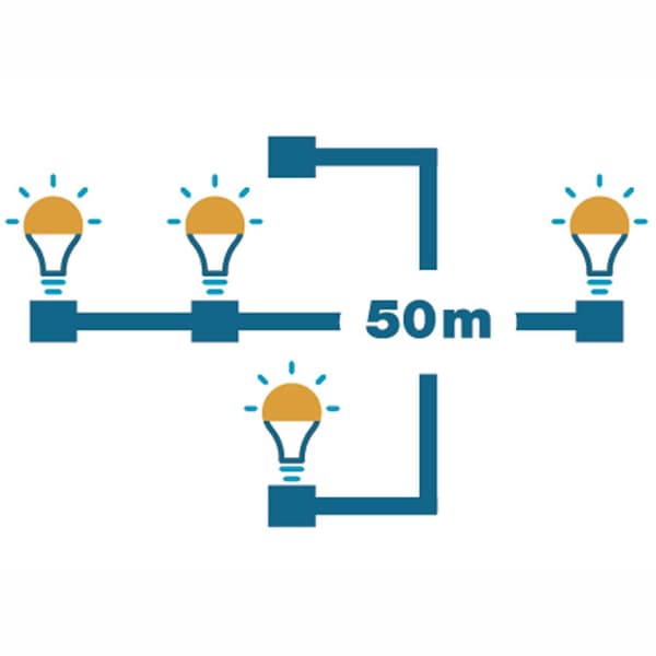 Lightson Förlängningskabel 0,5m