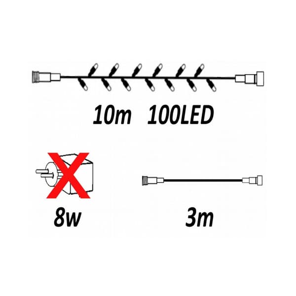 Lightson Glimmer 10m ljusslinga 6W