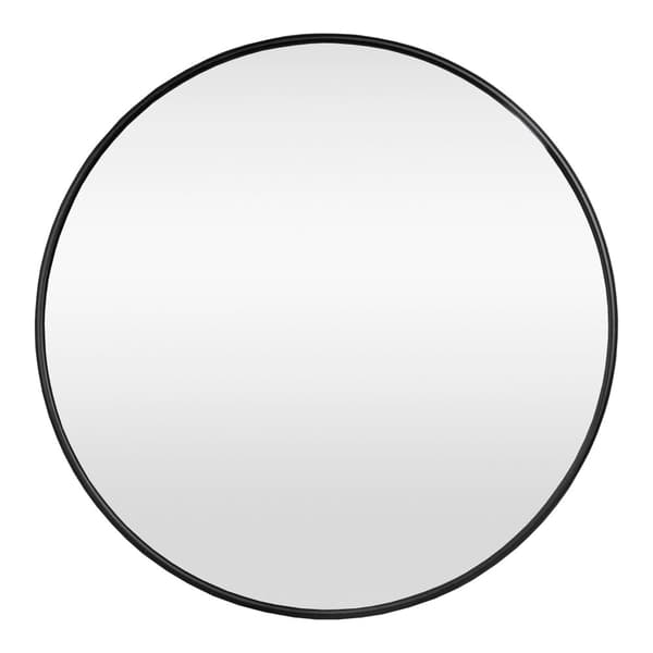 Väggspegel Ordona Ø40 cm aluminium rund [en.casa]