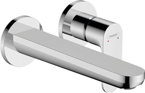 Håndvaskar Rebris S t/2-hulsindbyg. krom