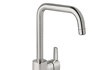 Damixa Pine køkken høj g-tud - rub clean, 8l/min, steel (pvd)