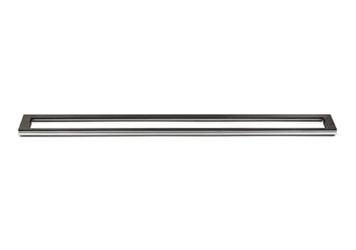 Unidrain HighLine ramme. Linje - rustfrit. sort: L1000mm H 12mm til afløbsarmatur