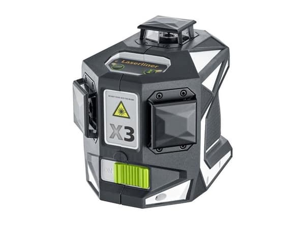 Cirkellaser X3 Laser Pro, 3 suurta 360° lasersirkkeliä