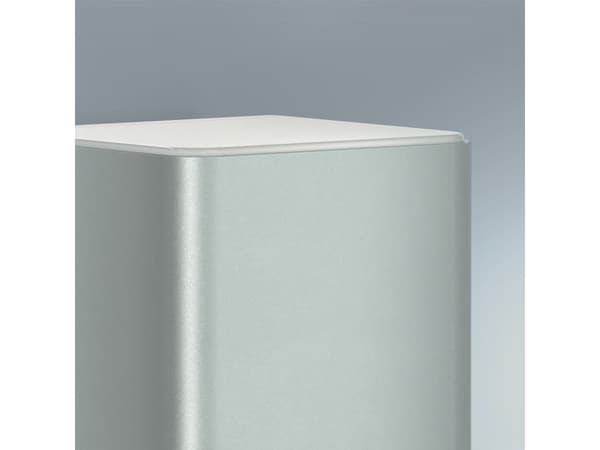 STEINEL L 840 LED iHF, Väggbelysning för utomhusbruk, Silver, Vit, Plast, IP44, II, IK03