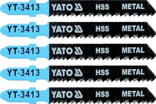 Yato stikksagblad type T HCS for metall 5 stk TPI12 YT-3413