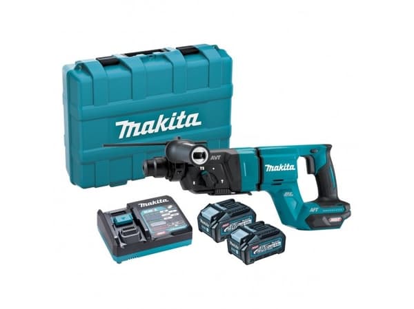 Makita HR007GM201 - Roterende hammer - trådløs - SDS-plus - 3 joule - 40 V