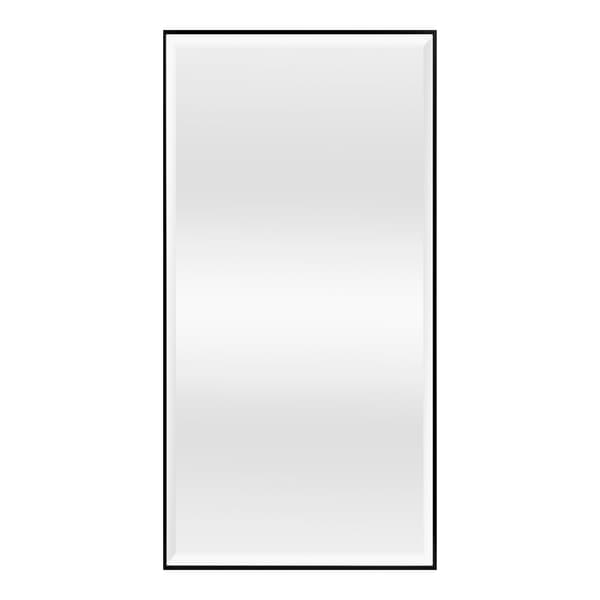Novoli vægspejl 101,8 x 51,8 cm sort [en.casa]