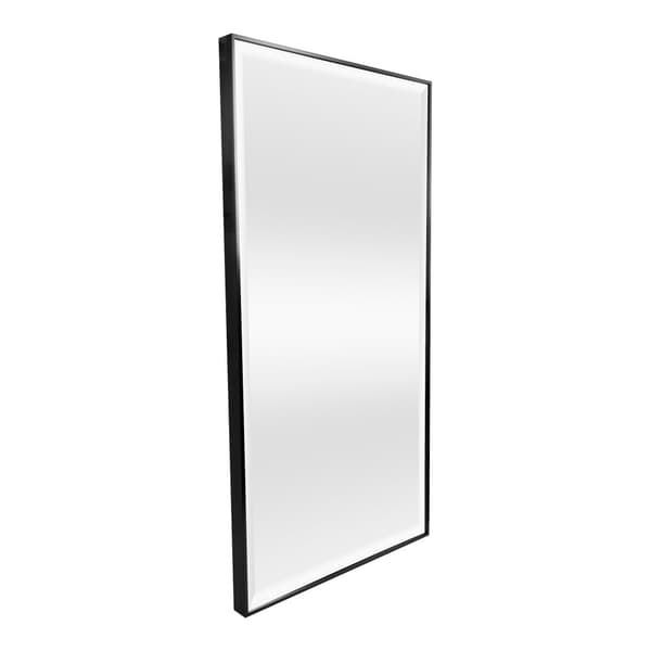 Novoli vægspejl 101,8 x 51,8 cm sort [en.casa]