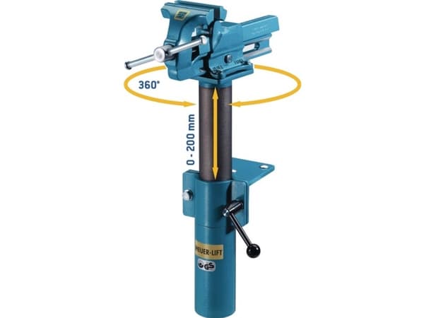 Brockhaus Heuer 104200 Korkeuden säätölaite 104200 Selän leveys: 100 mm