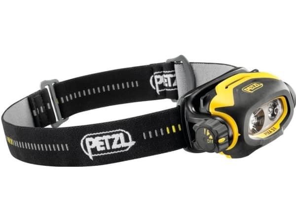 Petzl PIXA 3R - Lommelykt for hodet - LED - 3-modus - svart/gul