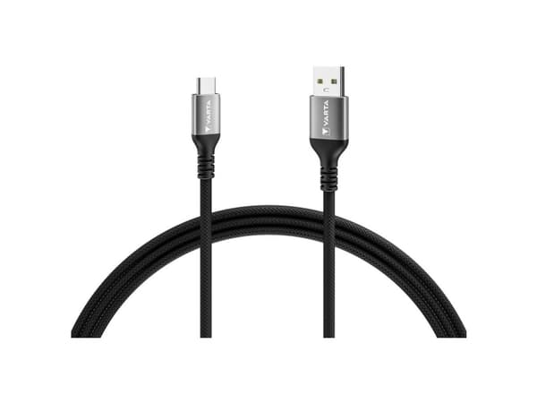 Varta Speed Charge & Sync Kabel USB-A to USB-C schwarz 2m 60W (57935 101 111)