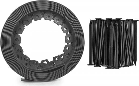 Bradas med EASY BORDER plenkant - 40mm grafitt