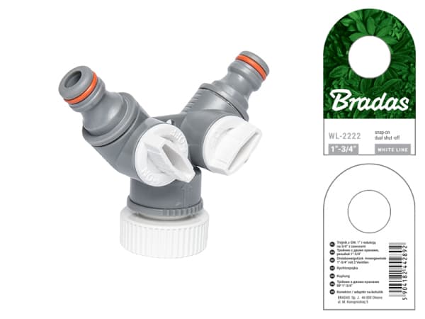 Bradas WL-2222, Avslåingsventil, Dryppvanningssystem, Polen, 1 stykker