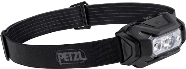 Petzl Aria 2 RGB, Huvudband lommelygte, Sort, Duraluminium, Gummi, Knapper, 1 m, IP67