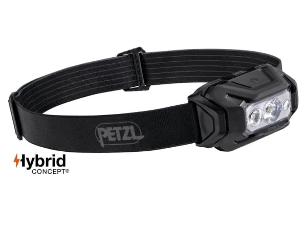 Petzl Aria 2 RGB, Huvudband lommelygte, Sort, Duraluminium, Gummi, Knapper, 1 m, IP67