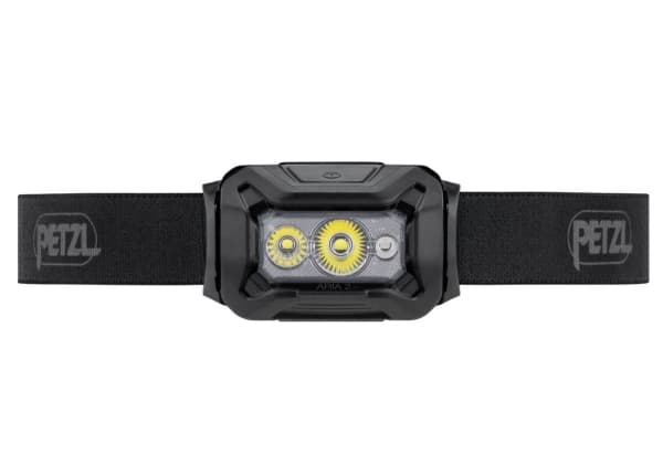 Petzl Aria 2 RGB, Hodebåndslommelykt, Sort, Duraluminium, Gummi, Knapper, 1 m, IP67 Sort