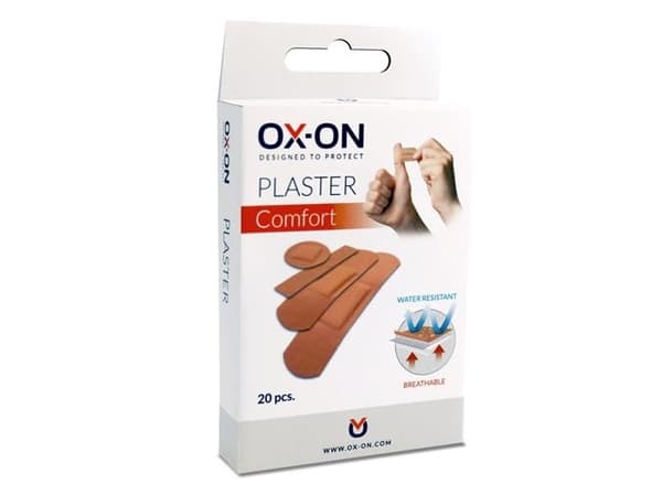 OX-ON Comfort gips, 20 stk. ass.