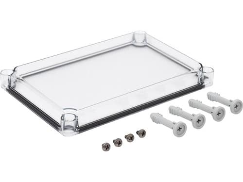 Dæksel EKJ30-T 280x190x30 mm läpinäkyvä