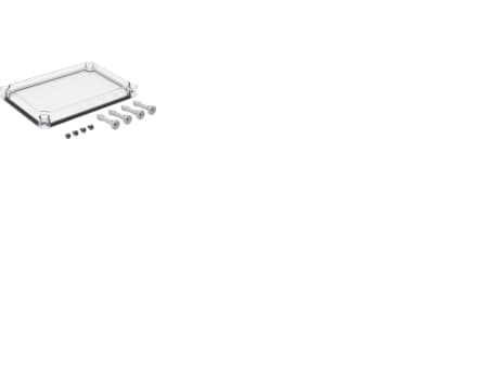 Dæksel EKJ30-T 280x190x30 mm läpinäkyvä