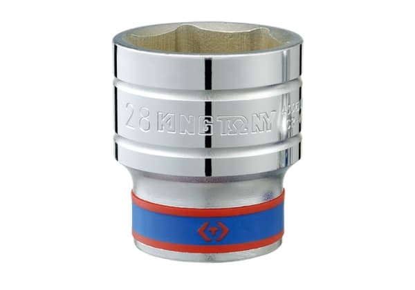 King Tony 4335MR, Sokkel, 1/2", Metrisk, 1 huvud(er), 18 mm, Krom-vanadium-stål