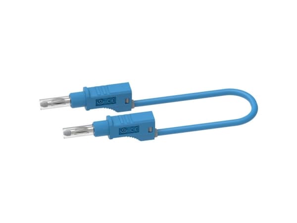Electro PJP 2217/600V-CD1-200Bl Prøveledning [Bananstik - Bananstik] 2.00 m Blå 1 stk