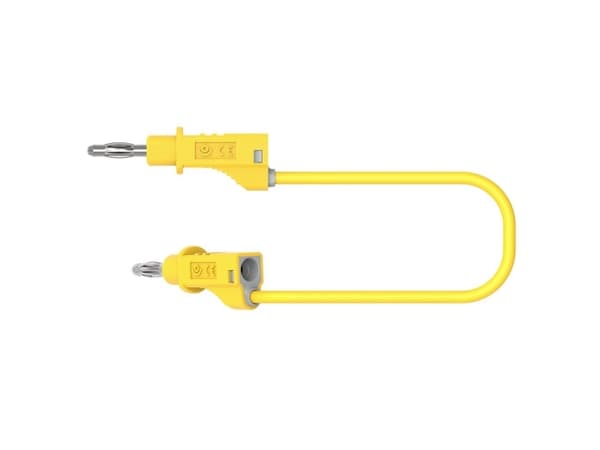 Electro PJP 2117-CD1-200J Prøveledning Bananstik Bananstik 2.00 m Gul 1 stk