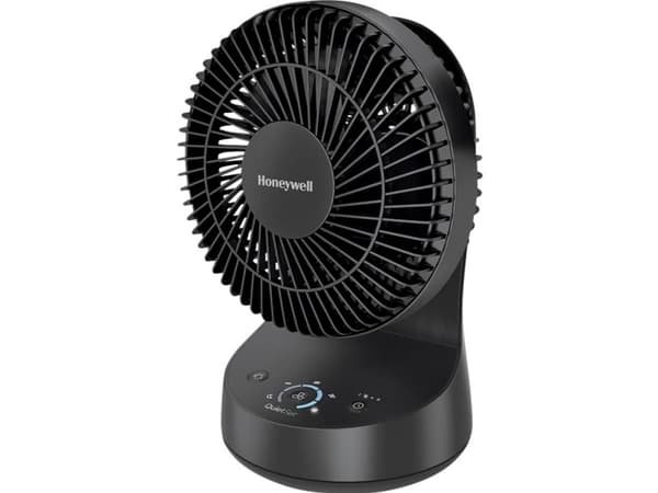 Honeywell HTF337BE4, Husholdningsvifte, Sort, Gulv, Berøringskontroll, 8 timer, 1,8 m
