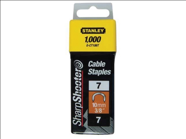Stanley kabelklämmor 10mm 3/8" typ 7 CT100 1000st - 1-CT106T
