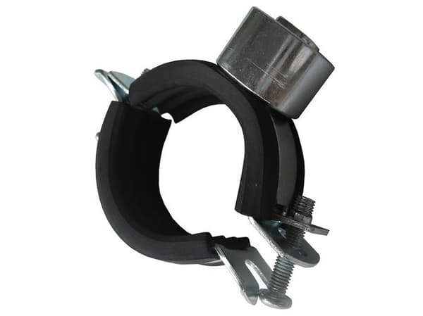 Fischer 500706, Rør klemme, Sort, Stål, 74 - 80 mm, 6,35 cm (2.5"), EPDM (pakning), Styren-butadien (SBR), Zink-stål, 1 kN