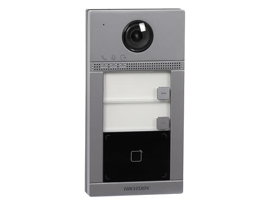 Hikvision Pro Series DS-KV8213-WME1(B) - IP-intercomstasjon - trådløs, kablet - Wi-Fi, Mifare - 2.4 Ghz, 13.56 MHz - 10/100 Ethernet