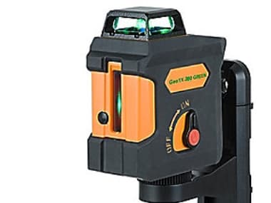 Geo-fennel-ristiviivalaser - Geo1X-360 vihreä itsetasaava, 1 laserristi