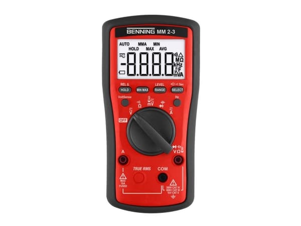 Benning 044693 Hånd-multimittari digitaalinen CAT II 1000 V, CAT III 600 V, CAT IV 300 V Visning (count): 6000
