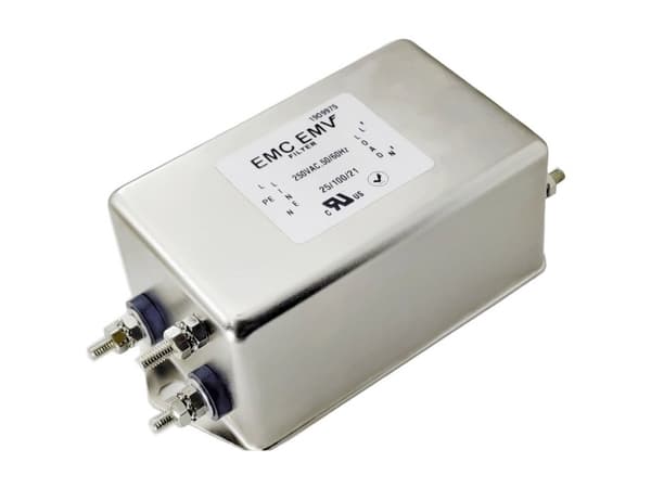 Akyga Bullerdämpningsfilter 20 A (L x B x H) 124 x 57 x 45 mm 1 st