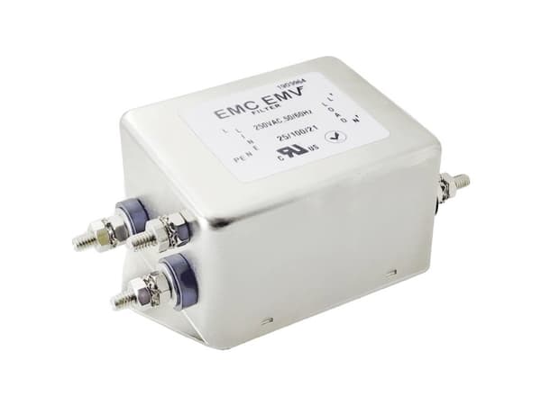 Akyga Bullerdämpningsfilter 30 A (L x B x H) 95 x 52 x 84 mm 1 st
