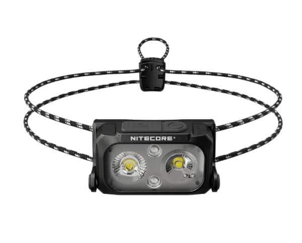 Nitecore NU25 UL, Huvudband lommelygte, Sort, Aluminium, Knapper, 1 m, IP66