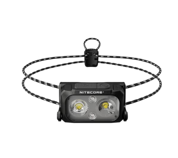 Nitecore NU25 UL, Huvudband lommelygte, Sort, Aluminium, Knapper, 1 m, IP66