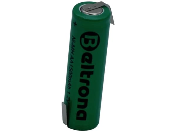 Beltrona AA1500 Erikoisparisto R6 (AA) Z-juotoslippa NiMH 1,2 V 1500 mAh