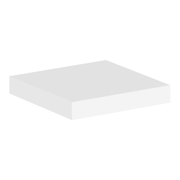 Vägghylla Bredebro 3,6x23x23 cm vit [en.casa]