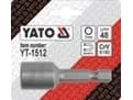 Yato YT-1515, Krom vanadium stål (Cr-V), Sekskantet skaft, 25,4 / 4 mm (1 / 4"), 1 stk, 48 mm